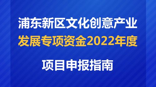 數字賦能，創意未來 解讀2022年度浦東新區文創專項資金項目申報指南